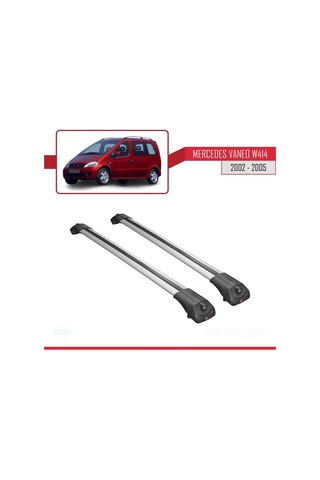 Mercedes Vaneo W414 2002-2005 Arası İle Uyumlu Ace-1 Ara Atkı Tavan Barı Gri
