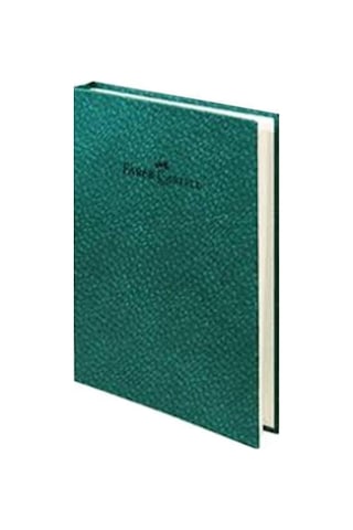 Bambu Seri Sert Kapak Gizli Spirallli A5 140 Yaprak Kareli Defter Yeşil