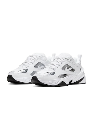 Nike M2k Tekno Ess Leather Unisex Sneaker Hakiki Deri Günlük Spor Ayakkabı Beyaz Beyaz