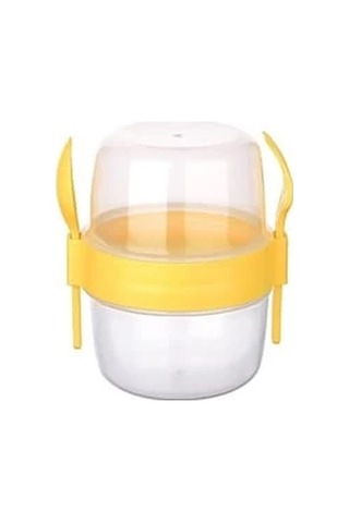 Kaşıklı Müsli Kabı 800 Ml-mercampoutdoor Muhtelif Diğer