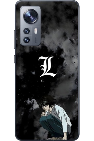 Xiaomi Mi 12 Uyumlu Şeffaf Kılıf Death Note 2 Tasarımlı
