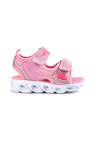 Vicco Roy Işıklı Ortopedik Çocuk Sandalet Pembe