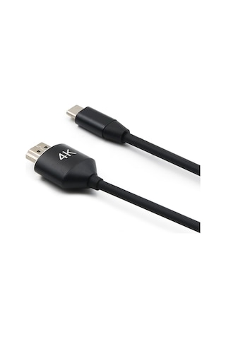 Mufunye Usb Type-c'den Hdmı'ye 4k Uyumlu 2 Metre Dönüştürücü Kablo, İnce Tasarım, Çift Yönlü Takma