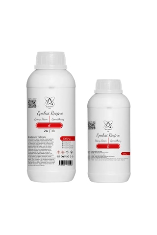 Epoksi Reçine Hobi, Takı Ve Dekoratif Şeffaf Döküm Uygulamaları İçin 1,5 Kg
