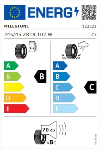 Milestone Carmile Sport 245/45Zr19 Tl 102W Reınf. 4X4 Yaz Lastiği 2026