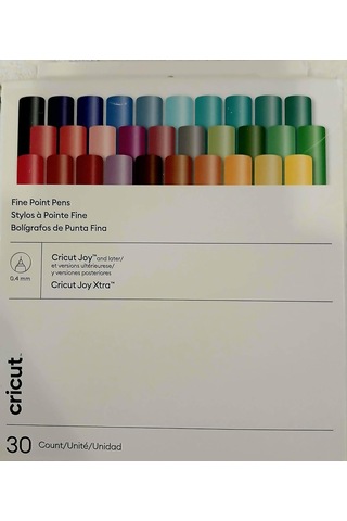 Cricut 2011936 Joy Kalıcı Ince Uçlu Kalem Seti 0.4mm 30'lu Paket Diğer