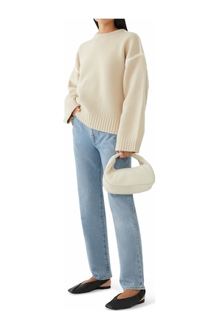 Loulou Studio Düz Kesim Kot Pantolon Light Blue