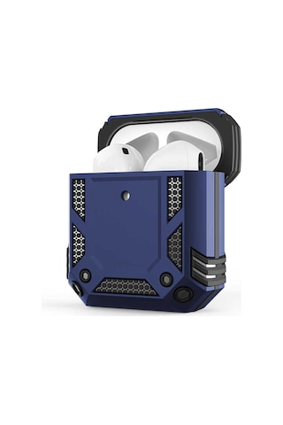 Lexroo Apple AirPods Uyumlu Kılıf Airbag 15 Kılıf - Gri