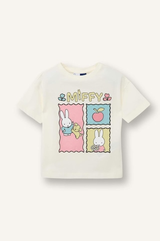 Defacto Miffy Penye Kısa Kollu Tişört H4863a526smer105 Ekru-er105