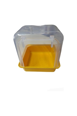 17x17x20 Ölçülerinde Orta Boy Kırılmaz Banyoluk Sarı