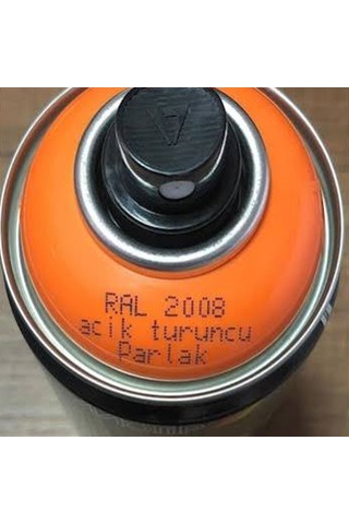 Motip Carat Ral 2008 Sprey Boya 400ml - Parlak Açık Turuncu Çok Renkli