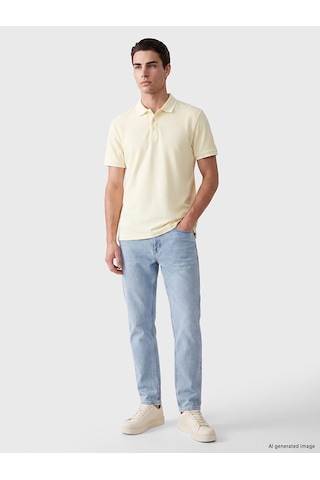Lcwaıkıkı Classic Turuncu Polo Yaka Standart Fit Erkek Tişört