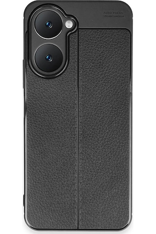 Gld-spt- Newface Vivo Y18 Kılıf Auto Focus Kapak - Siyah