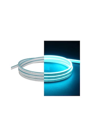 Neon Led 12 Volt Buz Mavi Işık Dış Mekan 5 Metre 5 Metre