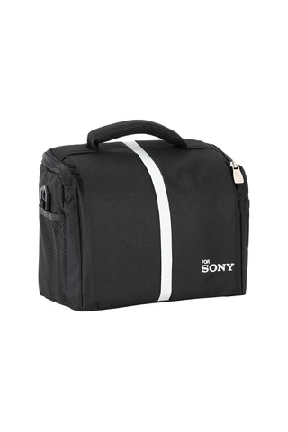 Kare Tasarım Omuzdan Askılı Sony Uyumlu Kamera Çantası