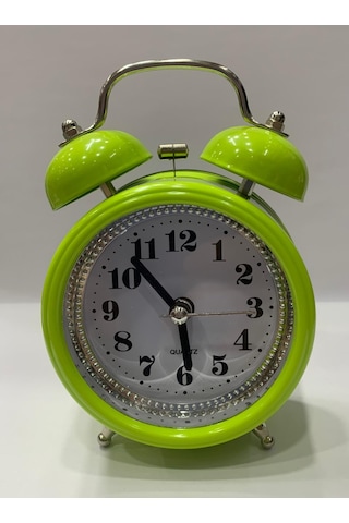 Alarmlı-Işıklı-Çalar-Masa Saati-Ramazan-Sahur-Fıstık Yeşili