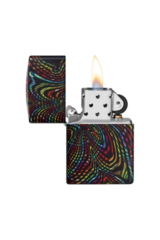 Zippo 49193 Glowing Illusion Design Çakmak Çok Renkli