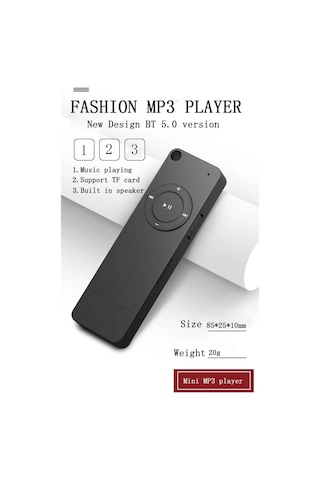 Bluetooth Lu Mp3 Player Dahili Hoparlör Kablolu Ve Kablosuz Kulaklık Ile Kullanabilme Mini Mp3 Çalar