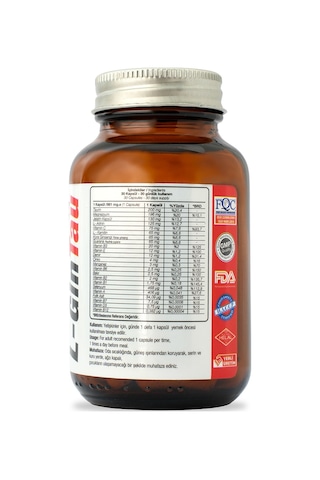 Sepe Natural L-Gintau Bay Bayan Ginseng L- Arjinin L-Carnitin Multivitamin Mineral 30 Kapsül x 980 MG