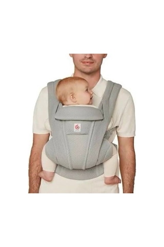 Ergobaby Omni Deluxe Mesh (Pearl Grey) , 4 Farklı Taşıma Pozisyonlu Kanguru , 0-4 Yaş Için