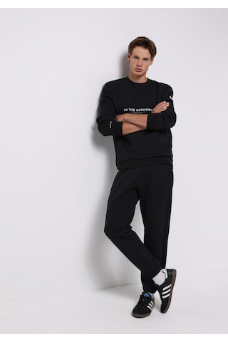 Colins Regular Fit Orta Bel Düz Erkek Siyah Eşofman Altı Cl1076853 Q1.v1 Blk Siyah