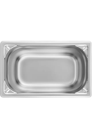 Gastronorm Küvet Paslanmaz Çelik Gn 1/9 - 65 Mm Gümüş