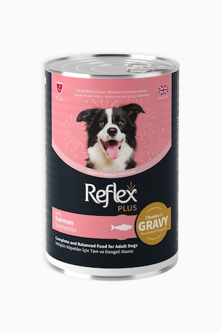 Reflex Plus Sos İçinde Et Parçacıklı Somonlu Yetişkin Köpek Maması 400 G Reflex Plus Sos İçinde Et Parçacıklı Somonlu Yetişkin Köpek Maması 400 G