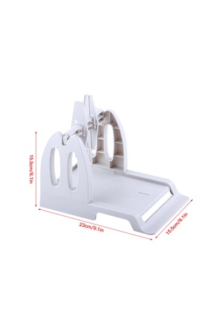 Skycity Beyaz Abs Malzeme Etiket Tutucu, Isı Hassas Yazıcı İçin 23x15.5x15.5cm Boyutlu Destek Aparatı
