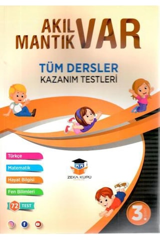3. Sınıf Tüm Dersler Akıl Var Mantık Var Kazanım Testleri - Zeka Küpü Yayınları 3. Sınıf Tüm Dersler Akıl Var Mantık Var Kazanım Testleri - Zeka Küpü Yayınları