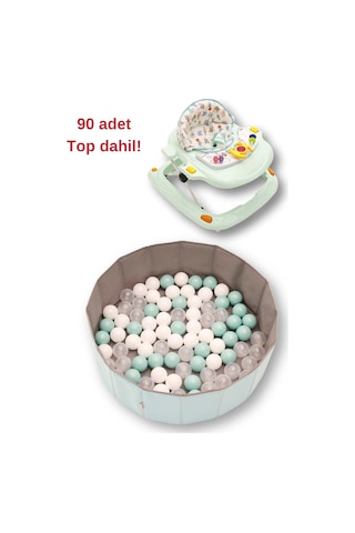 Yürüteç / Top Havuzu / 90 Adet Top Dahil / Katlanır Aktivite Alanı
