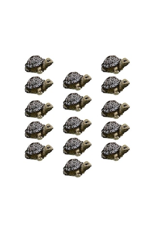 Minyatür Bahçe Süsü Mikro Peyzaj Süsü Bahçe Kaplumbağa Süsü Masaü