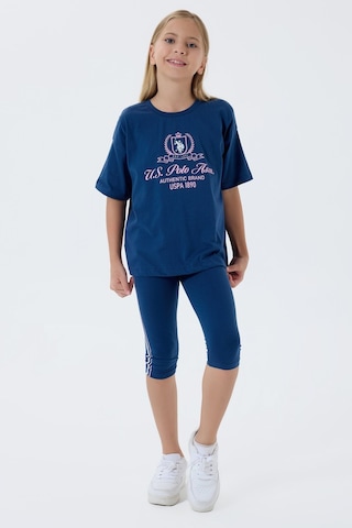 U.s. Polo Assn. Kız Çocuk Lacivert Tayt Takım 5274-49854 Lacivert