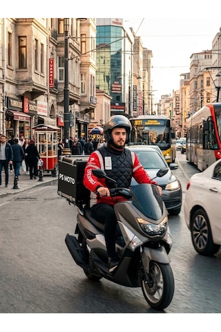 Psmoto Motorcu Göğüs Koruyucu Motosiklet Koruyucu Ve Rüzgar Geçirmez Koruyucu Yelek Göğüs Koruma Siperlik