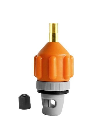 Trendooze Valfi Turuncu Şişme Pompası Pompa Hava Hava Eklentisi Dönüştürücü Bot Adaptörü 7.8x3.4cm Li