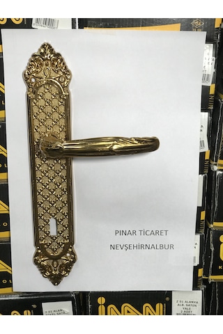 Eskitme Kapı Kolu Sarı 1 Kapılık Çift