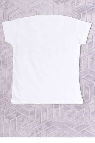 Hçm Kız Çocuk Tshirt Youth Baskılı Bisiklet Yaka C39 Gri