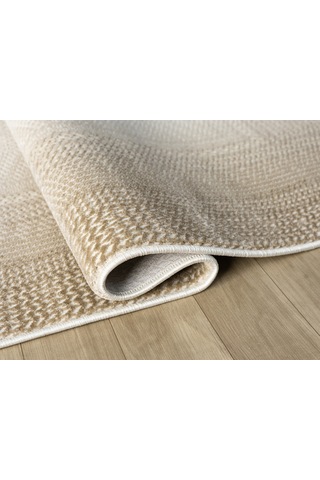 Mariesse Home Artes Serisi Bambu Dokulu Modern Sık Dokuma Makine Halısı Smart 12006 Bej