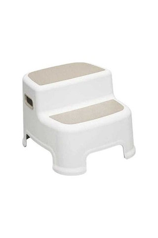 Flybuy Bosphorusboutique Çocuk İçin Suntek Magideal Kaymaz Adımlı Tabure, Gri, 2 Adımlı, 28x31x25cm, Pratik Yardımcı Diğer
