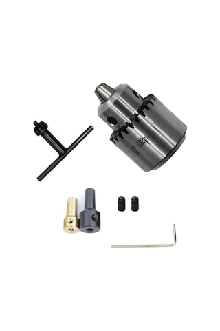 Motor için Anahtar Sıkmalı Mini Mandrel 4 MM Mandren 5-3.2 MM Kapli