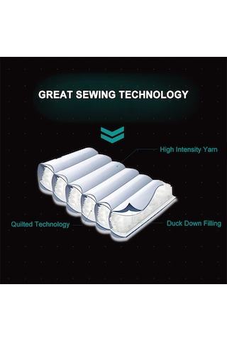 Wezone Kışlık Su Geçirmez Kaz Tüyü Eldiven - Sıcak Tutar Ve Rahattır Siyah