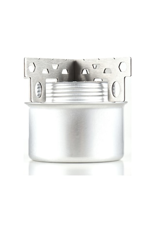 Kangvka Küçük Boy Alüminyum Alkol Çadır Ocağı Siyah, Çapraz Ayaklı, Ultra Hafif, Kamp Ve Doğa Etkinlikleri İçin Siyah