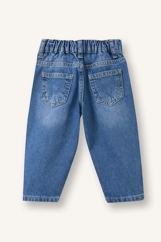 Defacto %100 Pamuk Baggy Fıt Pamuklu Pantolon Kız Bebek H2202a526hsnm28 Mavi-nm28