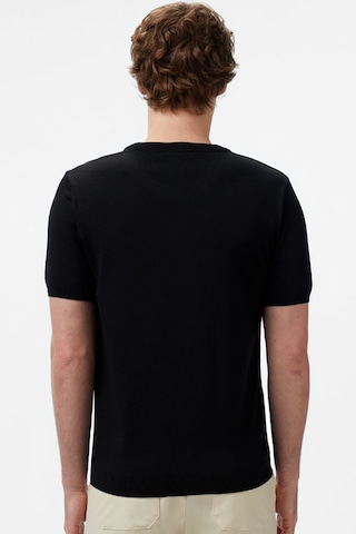 Lacoste Men's Regular Fit Short Sleeve Crew Neck Knit Sweater Erkek Bisiklet Yaka Triko Tişört Siyah Siyah