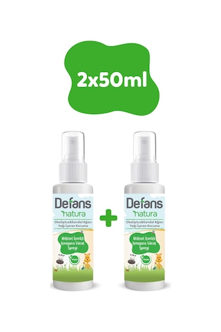 Defans Natura Bitkisel İçerikli Koruyucu Vücut Spreyi 2'li