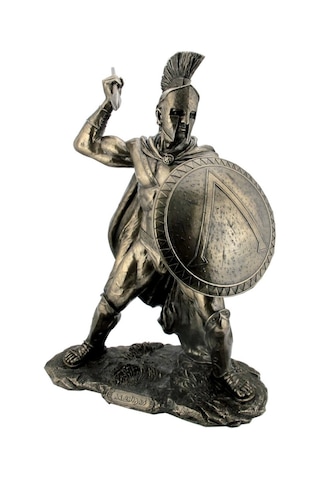 Veronese Büyük Boy Spartan Leonidas Savaşçı Figürü 36x52cm