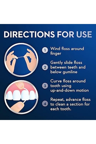 Oral-b Super Floss Önceden Kesilmiş Teller Diş İpi, Nane, 50 Adet