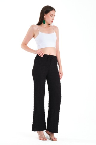 By Papi Örme Pantolon Siyah