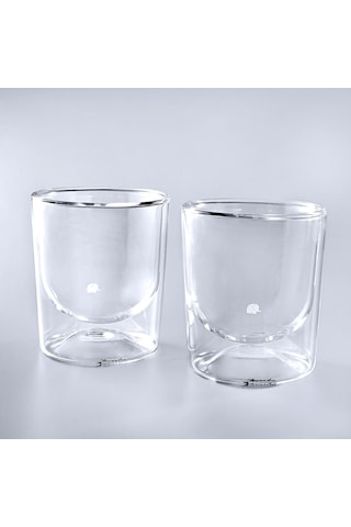 Jumbo Glory Double Wall Bombeli Bardak 280 Ml Şeffaf