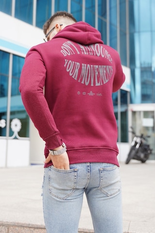 Madmext Bordo Kapüşonlu Sweatshirt 5331 Bordo