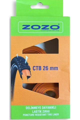 Zozo CTB 26mm Delinmeye Dayanıklı Şehir Bisiklet Lastik Zırhı